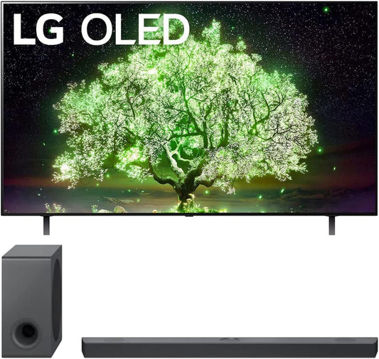 LG E90LGOLED48A1PUA 48" 4K OLED Smart TV Bundle