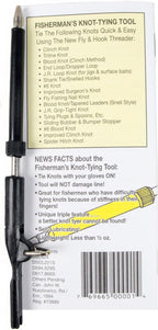 Lake Products THREE-in-One Knot Tying Tool Fly Fishing