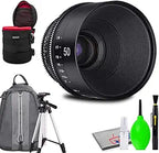Rokinon XN50-PL Xeen 50mm T1.5 PL Mount Lens Bundle