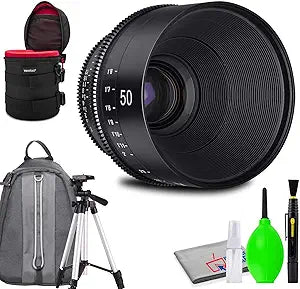 Rokinon XN50-PL Xeen 50mm T1.5 PL Mount Lens Bundle