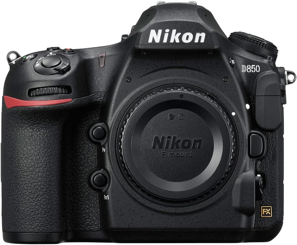 Nikon D850 FX DSLR Camera Bundle: 45.7MP, 4K, 64GB Card + Kit