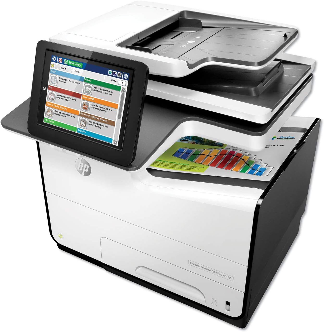 HP G1W41A#BGJ PageWide Enterprise Color Multifunction Printer