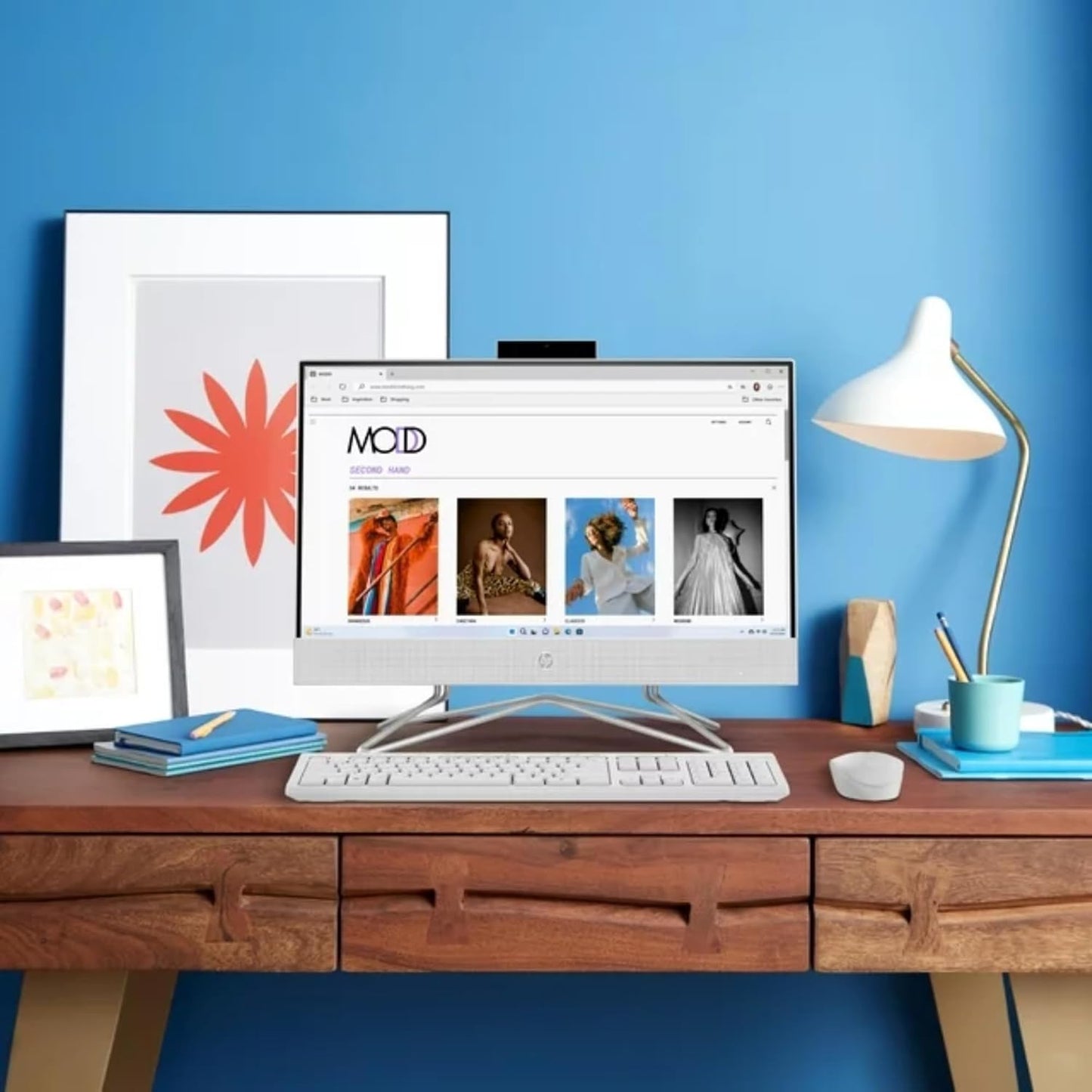 HP aio 21.5" FHD All-in-One Desktop 40GB RAM