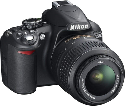 Nikon D3100 14.2MP DSLR Camera 18-55mm Lens (Renewed)