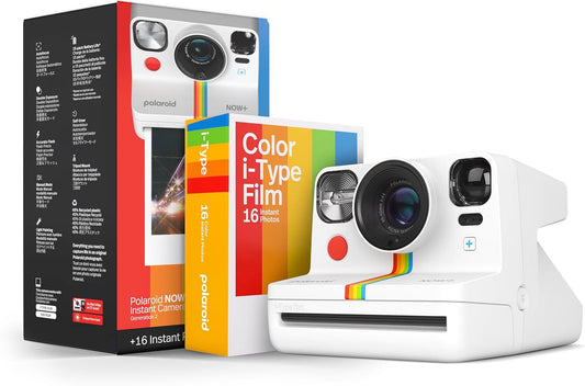 Polaroid Now+ Gen 2 Instant Camera + Film Bundle