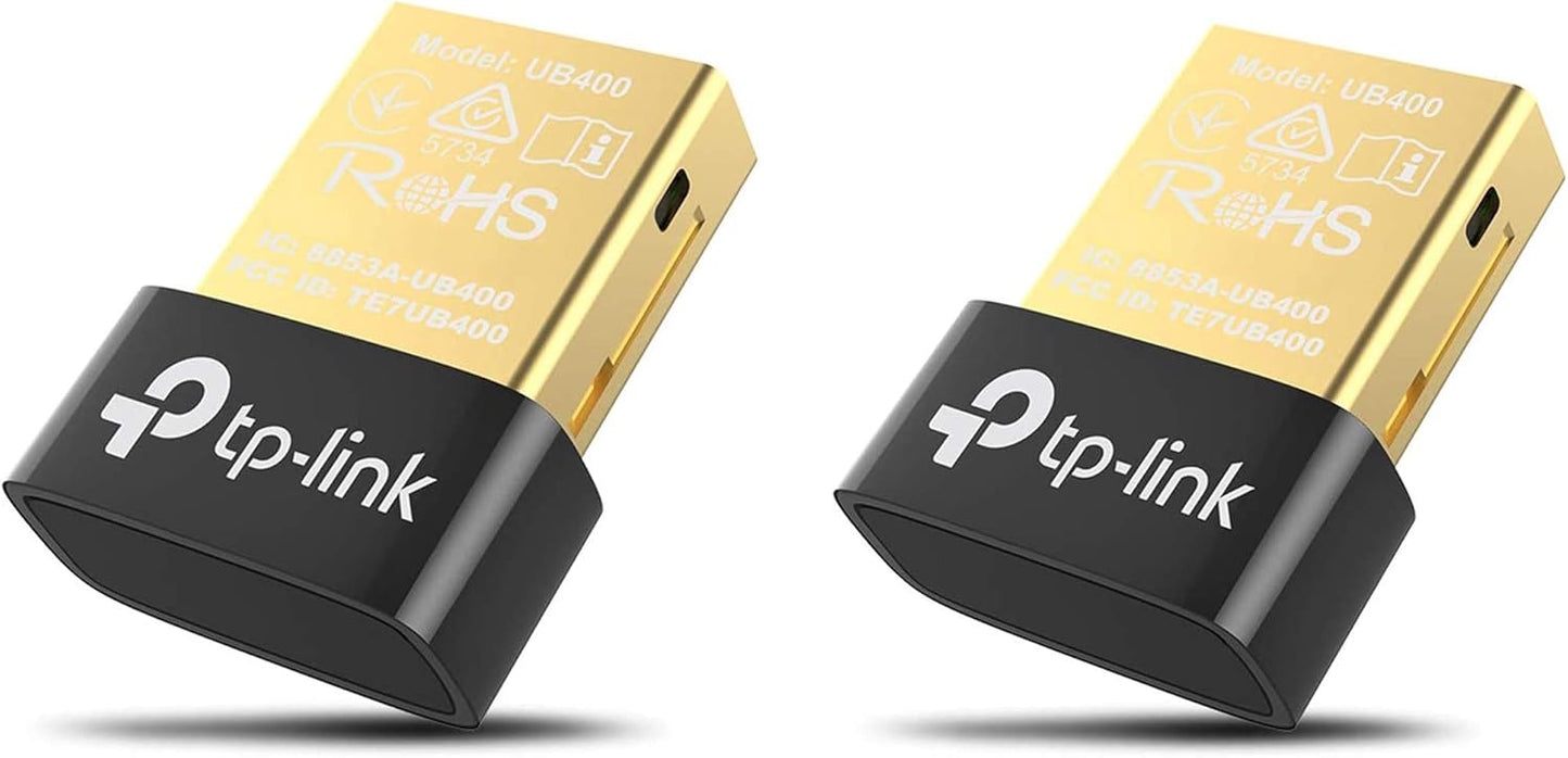 TP-Link UB400 Bluetooth Adapter 4.0 USB Dongle 2-Pack