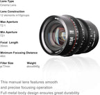 Meike 35mm T2.1 S35 EF Mount Cinema Lens