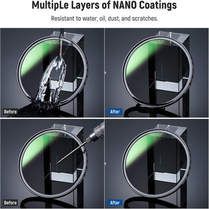 Neewer 72mm CPL ND8 Filter - True Colors Polarizing Filter