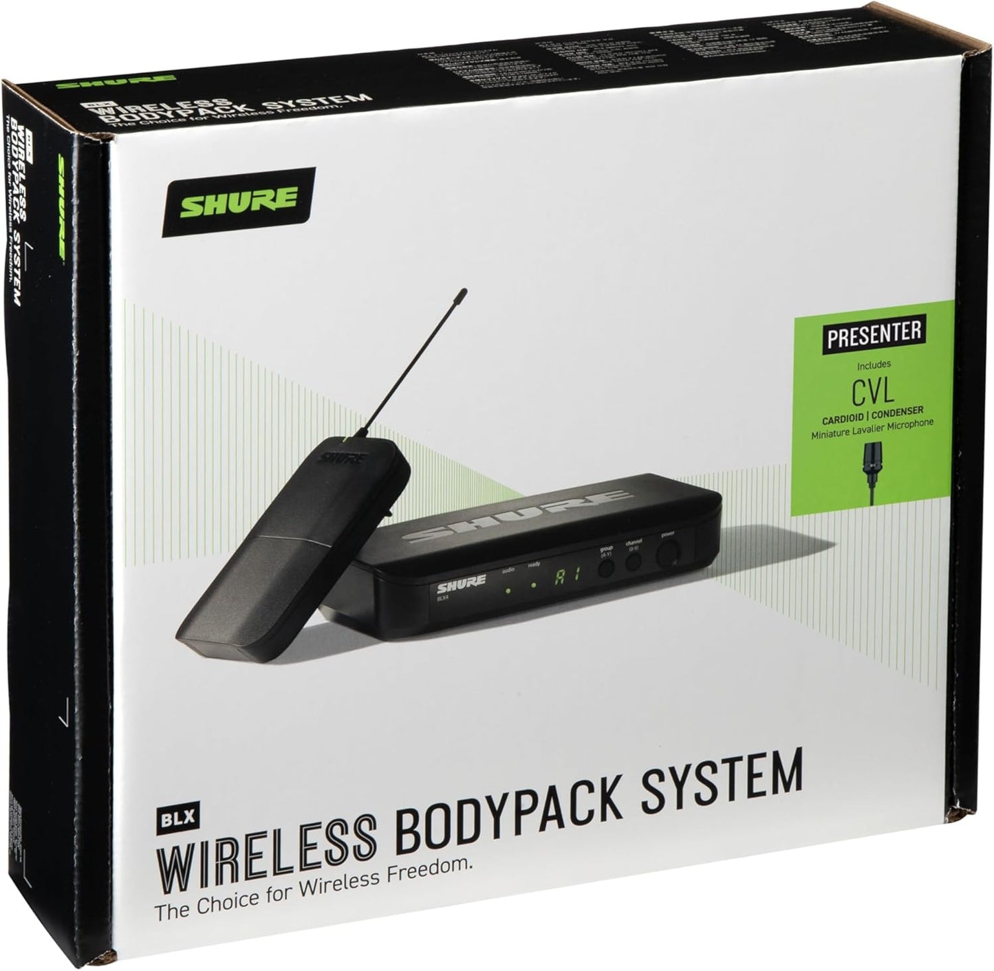 Shure BLX14/CVL-H10 Wireless Lavalier Microphone System