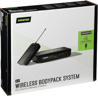Shure BLX14/CVL-H10 Wireless Lavalier Microphone System