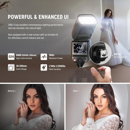 Neewer Z880-S 2.4G TTL Camera Flash Speedlite
