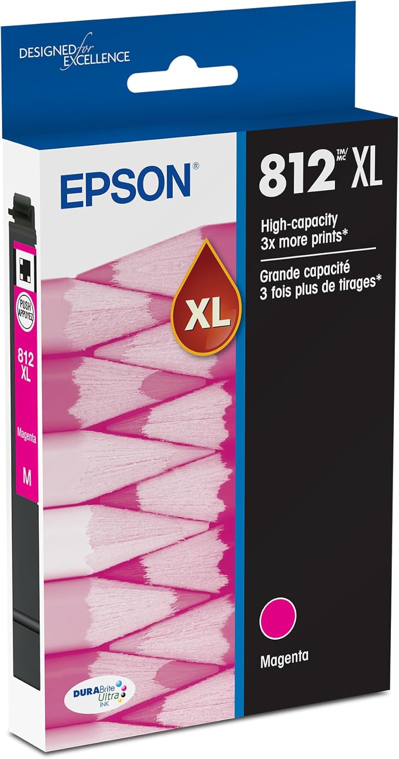 Epson T812XL320-S High Capacity Magenta Ink Cartridge — main product image