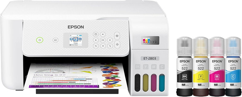 Epson ET-2803 EcoTank Wireless All-in-One Printer — main product image