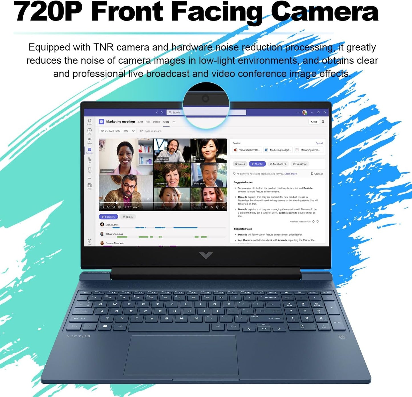 HP Victus 15.6" Gaming Laptop RTX 3050 Bundle