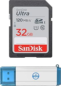 SanDisk 32G_SD_Ultra_R3 32GB Ultra SDHC Memory Card Bundle