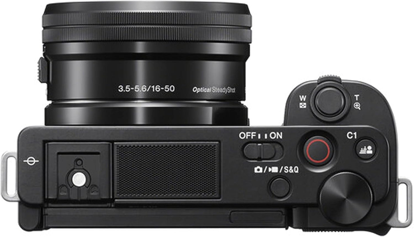 Sony ZV E10 Mirrorless Vlogging Camera with 16-50mm Lens Kit