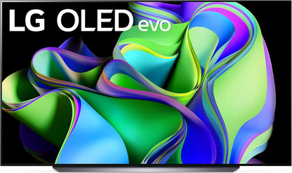 LG OLED83C3PUA 83-Inch OLED evo 4K Smart TV (Renewed)