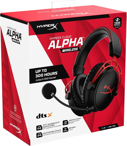 HyperX Cloud Alpha Wireless Gaming Headset DTS Renewed