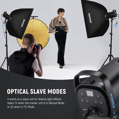 NEEWER S101-400W Studio Strobe Flash with Bowens Mount