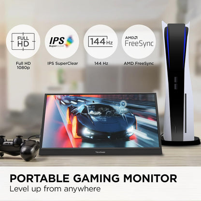ViewSonic VX1654 16-Inch 144Hz Portable Gaming Monitor