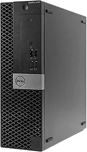 Dell 5050 Small Desktop - i5 7th Gen, 16GB RAM, 256GB SSD, Win 10 Pro (Renewed)