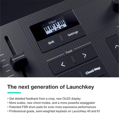 Novation AMS-LAUNCHKEY-49-MK4 Launchkey 49 MK4 MIDI Keyboard