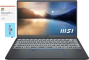 MSI Prestige14EVO220-2020-26346 i7 Laptop 16GB 1TB SSD — main product image
