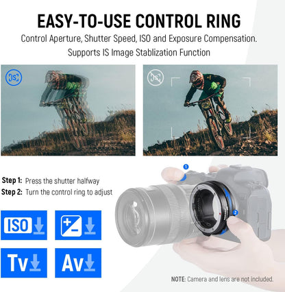 Neewer 10102200 EF to RF Auto Focus Lens Adapter