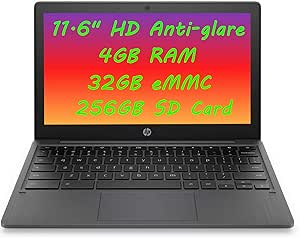 HP Chromebook 11: 11.6" HD, MediaTek, 4GB, 32GB eMMC
