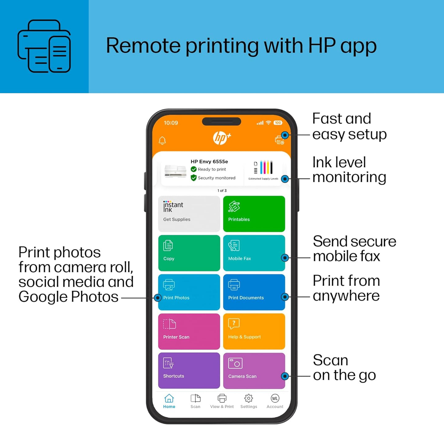 HP 714N5A#B1H Envy 6555e Wireless All-in-One Printer