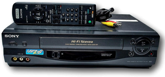 Sony SLV-N55-cr 4-Head Hi-Fi VCR (Renewed)