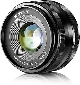 Neewer 10088279 35mm F1.7 Manual Focus Lens