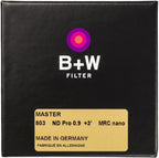 B+W 1101562 67mm - ND 0.9 Filter - MRC Nano