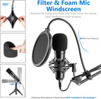 Neewer 40099760 USB Condenser Podcast Microphone Kit