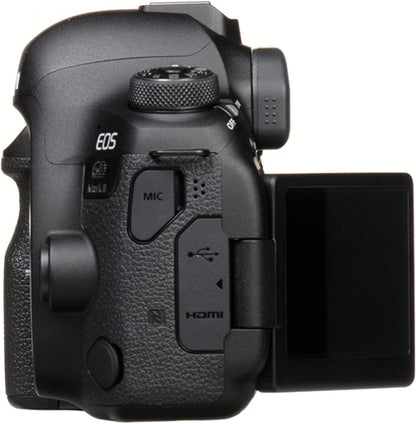Canon EOS 6D Mark II DSLR Camera Bundle (Renewed)