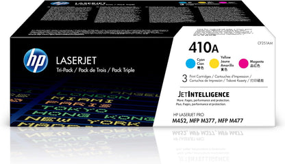 HP CF251AM 410A Cyan, Magenta, Yellow Toner 3-Pack