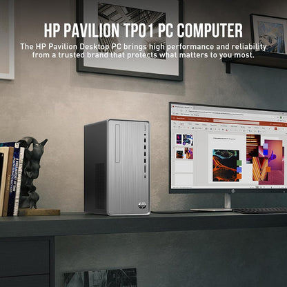 HP Ryzen 5 Desktop, 32GB RAM, 1TB SSD, Windows 11 Pro & Office