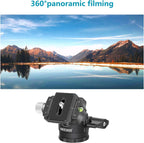 Neewer 28mm Low Profile Tripod Ball Head 360°