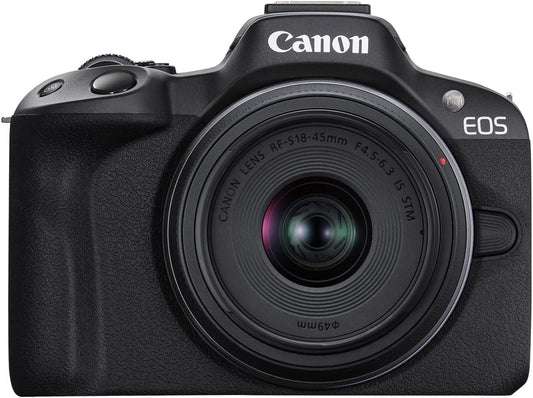 Canon 5811C012 EOS R50 Mirrorless Camera 18-45mm Kit