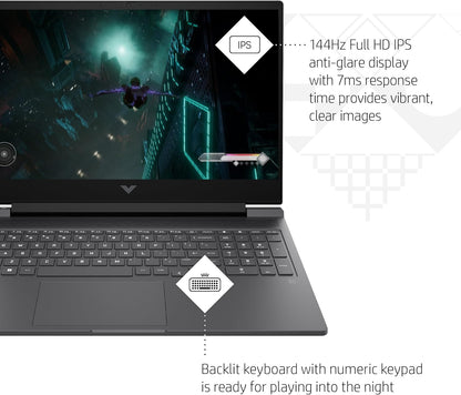HP 7L9D4UA#ABA Victus 16 i7 RTX 4060 Gaming Laptop