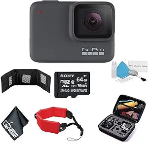 GoPro CHDHC-601.4 HERO7 Silver 4K Action Camera Bundle