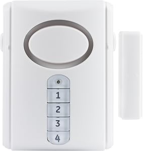 GE 45117 Personal Security Window and Door Alarm - White