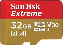 SanDisk SDSQXAF-032G-GN6MN 32GB Extreme MicroSD Bundle