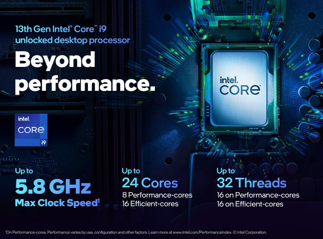 Intel BX8071513900K Core i9-13900K Desktop Processor - Unlocked
