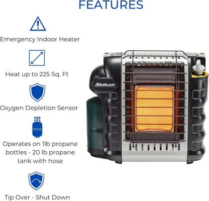 Avenger FBDPI9 Portable Propane Gas Outdoor Heater 9000 BTU