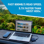 Crucial CT1000X6SSD9 X6 1TB Portable Solid State Drive