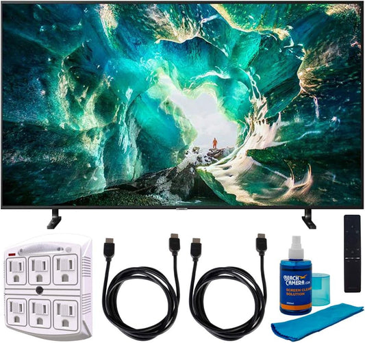 Samsung E3SAMUN75RU8000 75" RU8000 4K UHD Smart LED TV Bundle