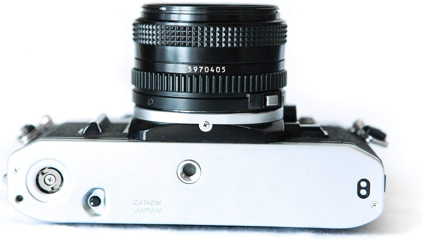 Canon AE-1 Vintage 35mm SLR Camera with 50mm Lens - Renewed