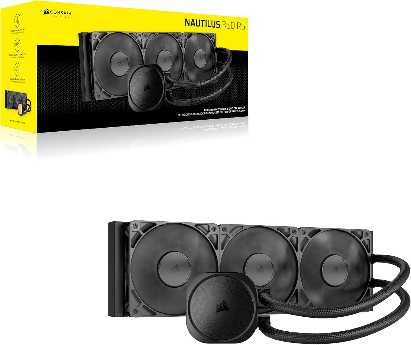 Corsair CW-9060089-WW Nautilus 360 RS Liquid CPU Cooler