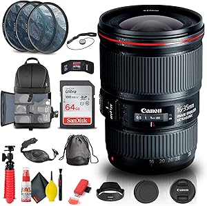Canon 9518B002 EF 16-35mm f/4L Lens Kit